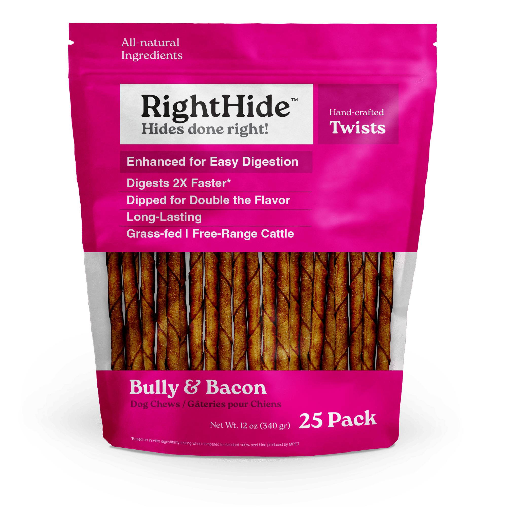 RightHide Twists - Bully Bacon